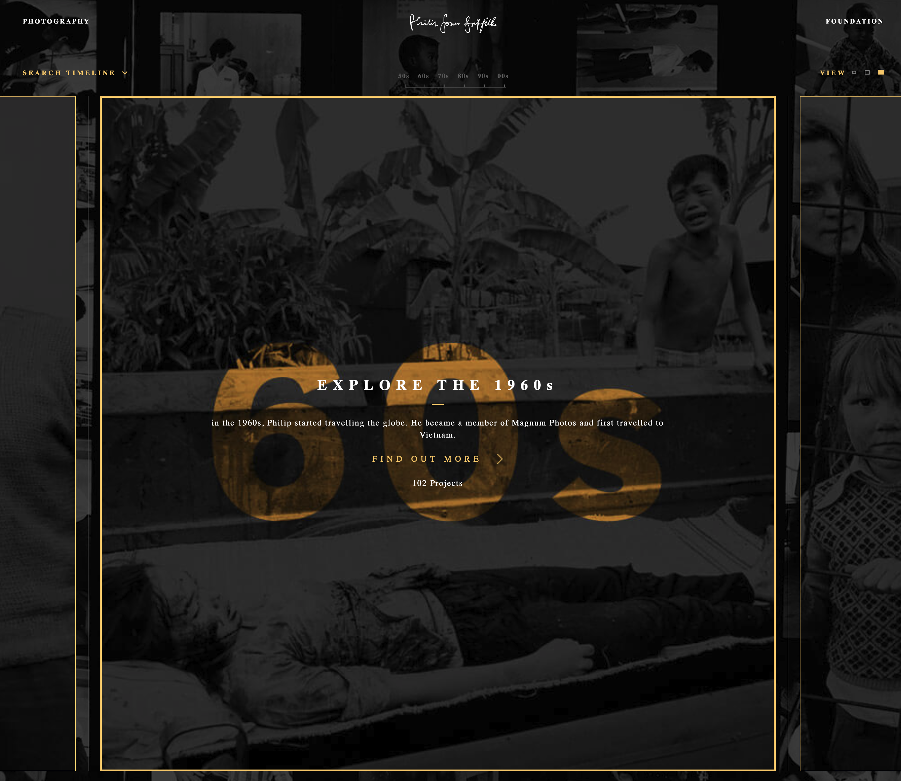 Philips Jones Griffiths Timeline The 60s